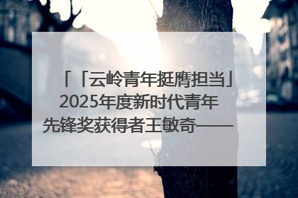 「云岭青年挺膺担当」2025年度新时代青年先锋奖获得者王敏奇——澜沧江上好渔人