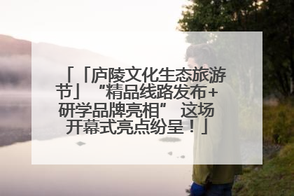 「庐陵文化生态旅游节」“精品线路发布+研学品牌亮相” 这场开幕式亮点纷呈！