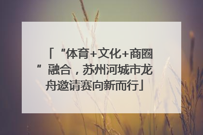 “体育+文化+商圈”融合，苏州河城市龙舟邀请赛向新而行
