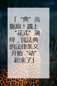 “典”亮陇原！遇上“花式”演绎，民法典的法律条文开始“动”起来了