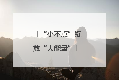 “小不点”绽放“大能量”
