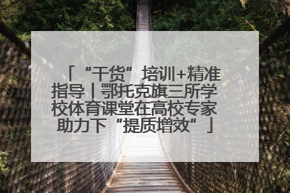 “干货”培训+精准指导丨鄂托克旗三所学校体育课堂在高校专家助力下“提质增效”