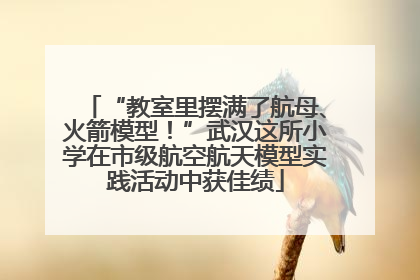 “教室里摆满了航母、火箭模型！”武汉这所小学在市级航空航天模型实践活动中获佳绩