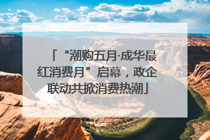 “潮购五月·成华最红消费月”启幕，政企联动共掀消费热潮