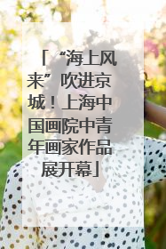 “海上风来”吹进京城！上海中国画院中青年画家作品展开幕
