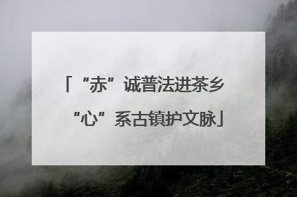“赤”诚普法进茶乡 “心”系古镇护文脉