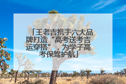 王老吉携手六大品牌打造“高考送考吉运穿搭”，为学子高考保驾护航