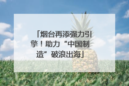 烟台再添强力引擎！助力“中国制造”破浪出海