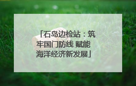 石岛边检站：筑牢国门防线 赋能海洋经济新发展