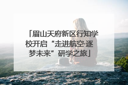 眉山天府新区行知学校开启“走进航空·逐梦未来”研学之旅