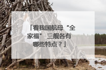 看我国航母“全家福” 三舰各有哪些特点？