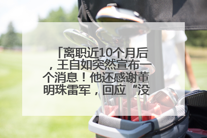 离职近10个月后，王自如突然宣布一个消息！他还感谢董明珠雷军，回应“没看过格力工资条”：真的不那么重要！
