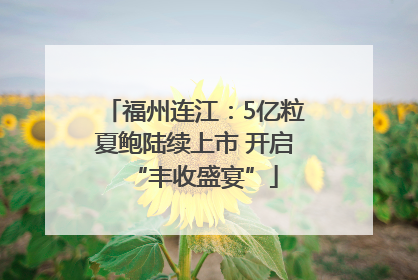 福州连江：5亿粒夏鲍陆续上市 开启“丰收盛宴”