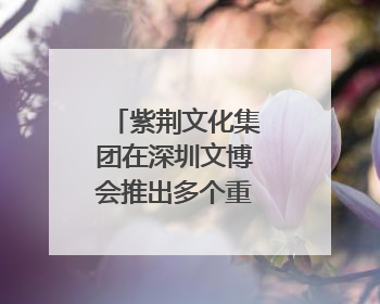紫荆文化集团在深圳文博会推出多个重点文化项目