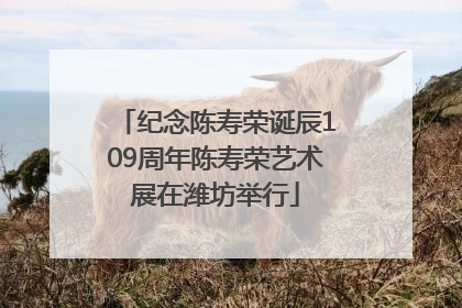 纪念陈寿荣诞辰109周年陈寿荣艺术展在潍坊举行