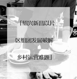 绍兴新昌以片区组团发展破解乡村运营难题