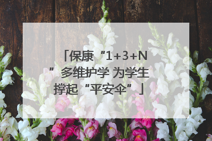 保康“1+3+N”多维护学 为学生撑起“平安伞”