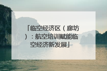 临空经济区（廊坊）：航空培训赋能临空经济新发展