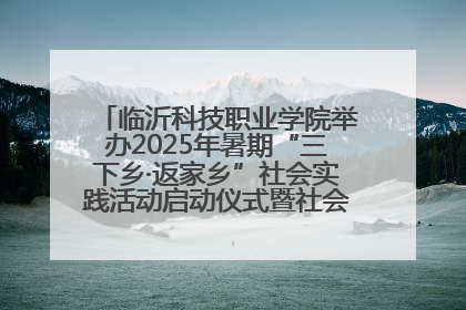 临沂科技职业学院举办2025年暑期“三下乡·返家乡”社会实践活动启动仪式暨社会实践活动供需交流会
