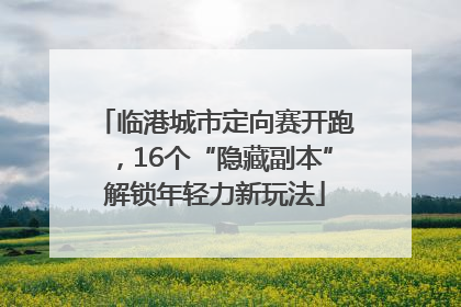 临港城市定向赛开跑，16个“隐藏副本”解锁年轻力新玩法