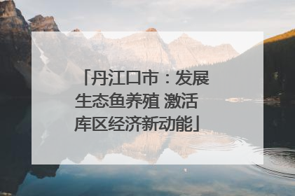 丹江口市：发展生态鱼养殖 激活库区经济新动能