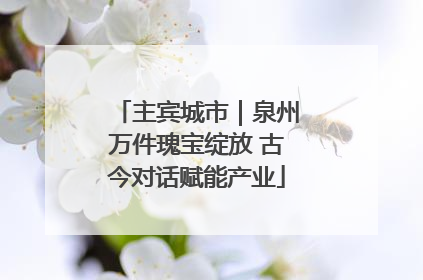 主宾城市｜泉州万件瑰宝绽放 古今对话赋能产业
