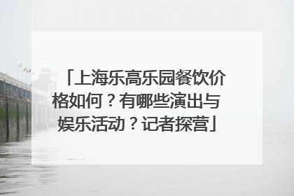 上海乐高乐园餐饮价格如何？有哪些演出与娱乐活动？记者探营