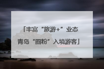 丰富“旅游+”业态 青岛“圈粉”入境游客
