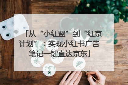 从“小红盟”到“红京计划”：实现小红书广告笔记一键直达京东