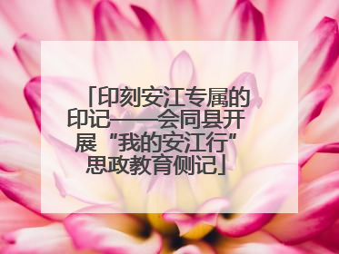 印刻安江专属的印记——会同县开展“我的安江行”思政教育侧记