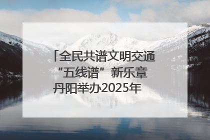 全民共谱文明交通“五线谱”新乐章 丹阳举办2025年“文明交通 同心同行”主题宣传活动