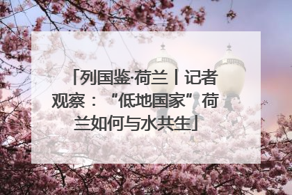 列国鉴·荷兰丨记者观察：“低地国家”荷兰如何与水共生