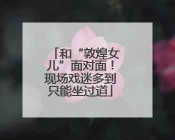 和“敦煌女儿”面对面！现场戏迷多到只能坐过道
