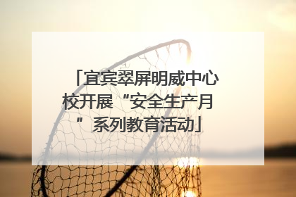 宜宾翠屏明威中心校开展“安全生产月”系列教育活动