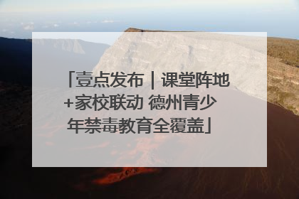 壹点发布｜课堂阵地+家校联动 德州青少年禁毒教育全覆盖