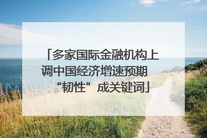 多家国际金融机构上调中国经济增速预期 “韧性”成关键词