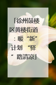 徐州鼓楼区黄楼街道：暖“新”计划 “驿”路清凉
