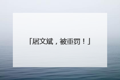 屠文斌，被重罚！