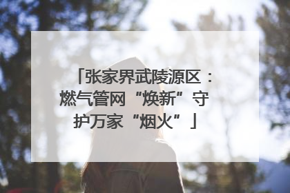 张家界武陵源区：燃气管网“焕新”守护万家“烟火”
