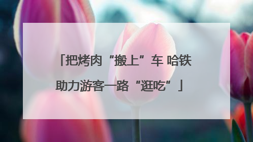 把烤肉“搬上”车 哈铁助力游客一路“逛吃”