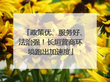 政策优、服务好、法治强！长垣营商环境跑出加速度