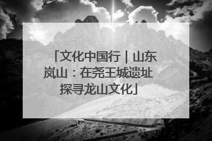 文化中国行｜山东岚山：在尧王城遗址探寻龙山文化