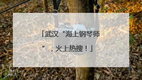武汉“海上钢琴师”，火上热搜！
