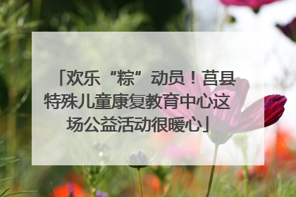 欢乐“粽”动员！莒县特殊儿童康复教育中心这场公益活动很暖心