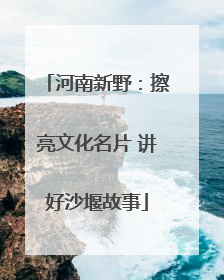河南新野：擦亮文化名片 讲好沙堰故事