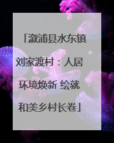 溆浦县水东镇刘家渡村：人居环境焕新 绘就和美乡村长卷
