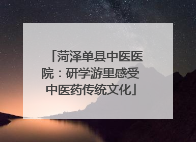 菏泽单县中医医院：研学游里感受中医药传统文化