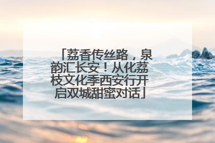 荔香传丝路，泉韵汇长安！从化荔枝文化季西安行开启双城甜蜜对话