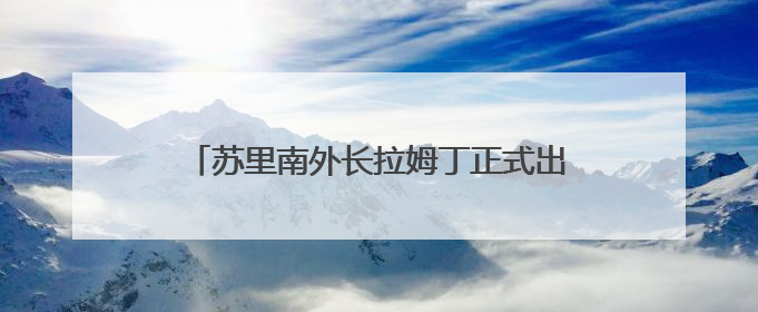 苏里南外长拉姆丁正式出任美洲国家组织秘书长