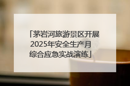 茅岩河旅游景区开展2025年安全生产月综合应急实战演练